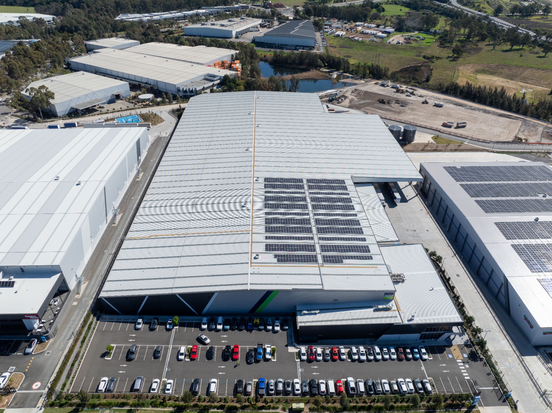 Bunzl metal roofing project by MRP Group